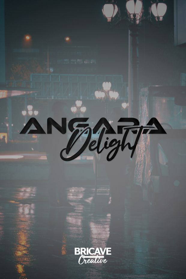 Angara Delight Lettering JDM Car-Motorcycle Windshield Label Sticker 20x6cm