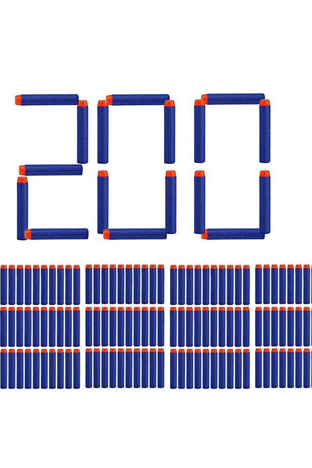 Mermi Premium Yumuşak Sünger Mermi 200 Adet - 1