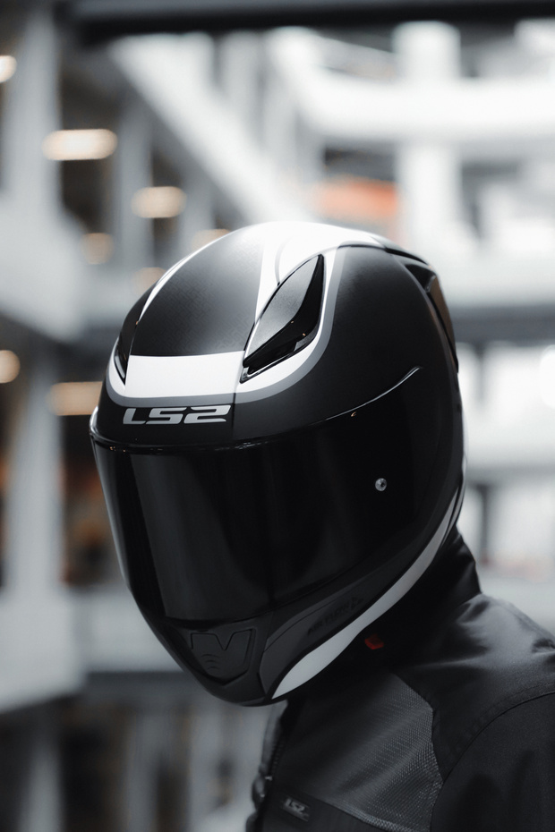 Rapıd 2 Race Deeper Mat Beyaz-siyah Kask (1 SİYAH 1 ŞEFFAF VİZÖR) - 8