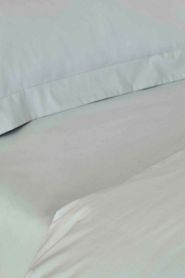 Back To Basic %100 Pamuk King Size Nevresim Takımı Mavi - 3