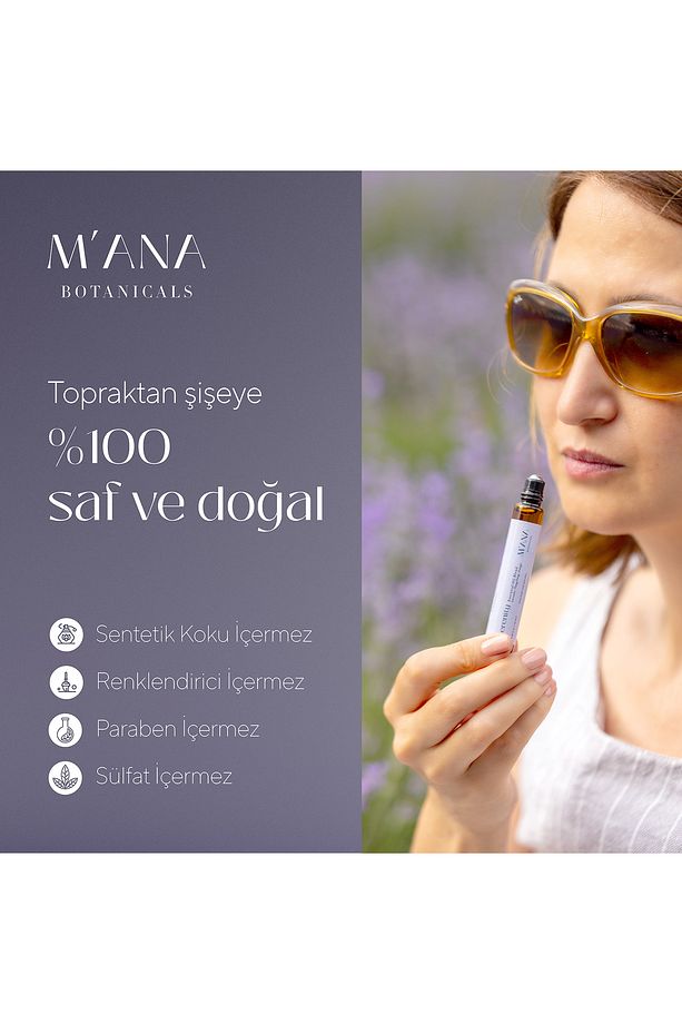 Serenity %100 Saf ve Doğal Lavanta Yağı, Ylang Ylang Yağı ve Portakal Esansiyel Yağ Karışımı Roll On - 4
