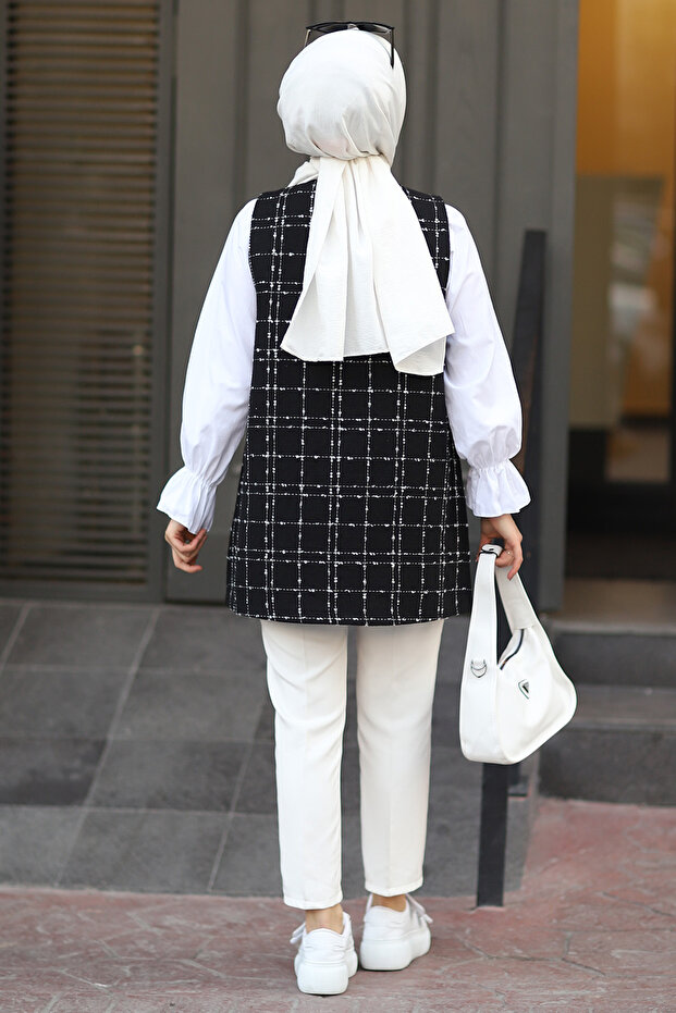 V Yaka Tüvit Süveter - 8