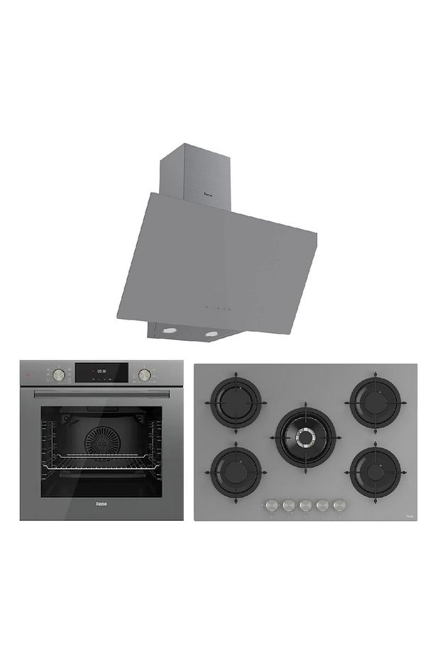Flowart Mega Serisi Gri Set rs038+ Qms63cpr +d079 - 1