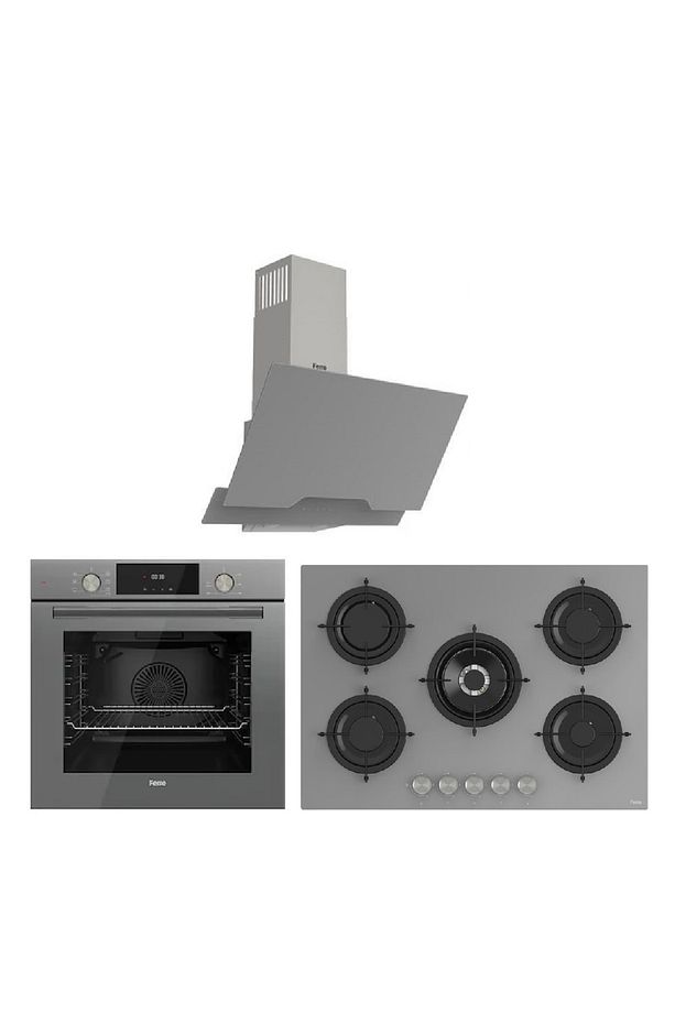 Flowart Mega Serisi Gri Set (rs038+ Qms63cpr +d065 ) - 1