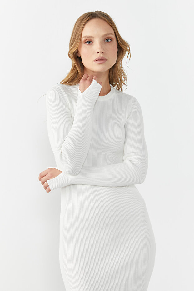 TRIKO ELBİSE EM1143 - 5