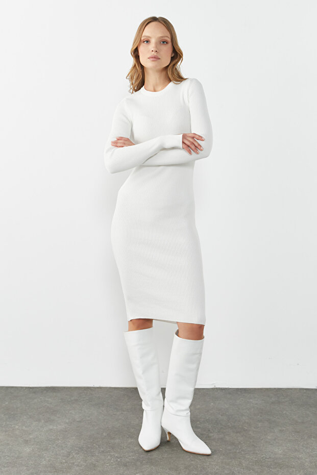 TRIKO ELBİSE EM1143 - 2