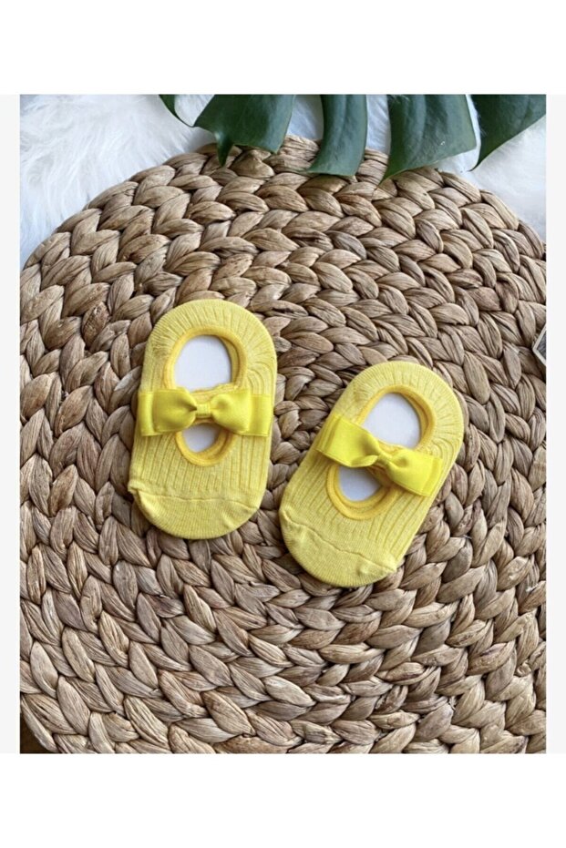 Yellow Baby Ballerina Socks