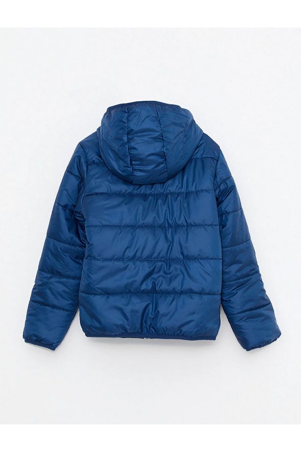 LCW Kids Kapüşonlu Basic Erkek Çocuk Şişme Mont - 3