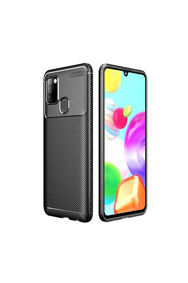 Samsung Galaxy A21S Case Carbon Fiber Look Ultra Thin Carbon Case
