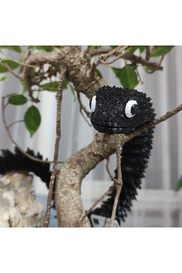 HAREKETLİ GERÇEKÇİ 3D BASKI YILAN 30CM - 5