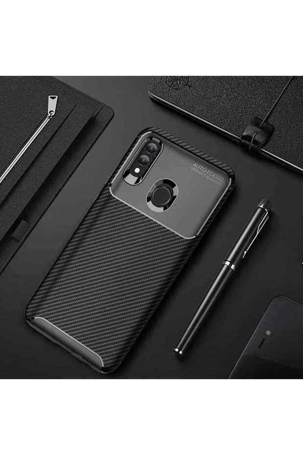 Huawei P Smart 2019 Case Carbon Fiber Look Ultra Slim Carbon Case