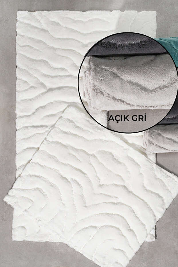 Zebi Pamuk Paspas Seti / Gri - 1