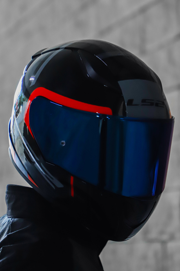 Rapıd 2 Chos Siyah Kırmızı Kask - 4