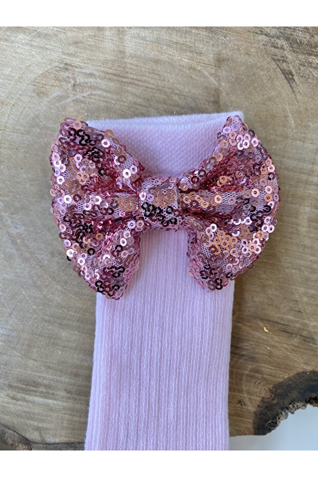 Parlak Pullu Party Çorap Ve Toka Set - 6