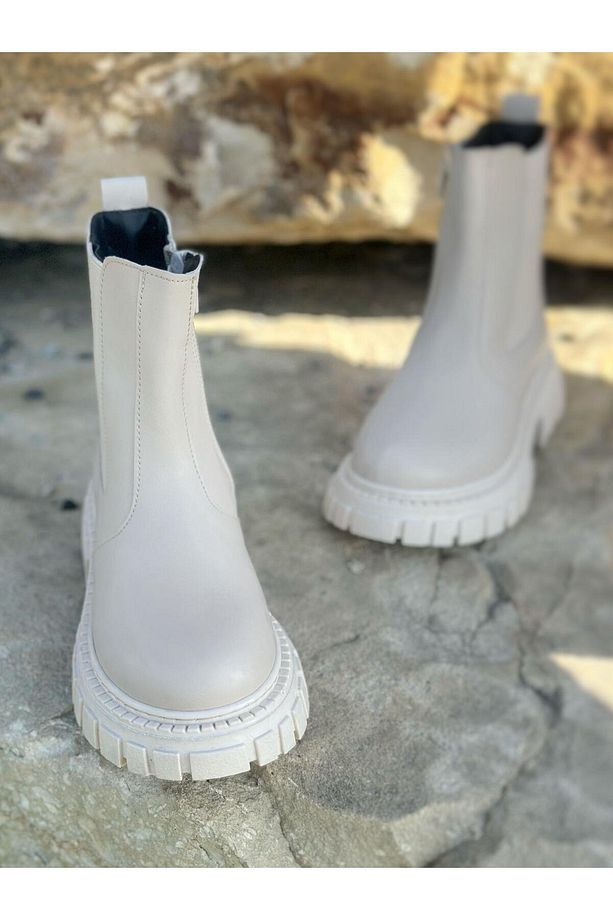 Lastik Detaylı Çocuk Bot, Çocuk Siyah Bot - 3