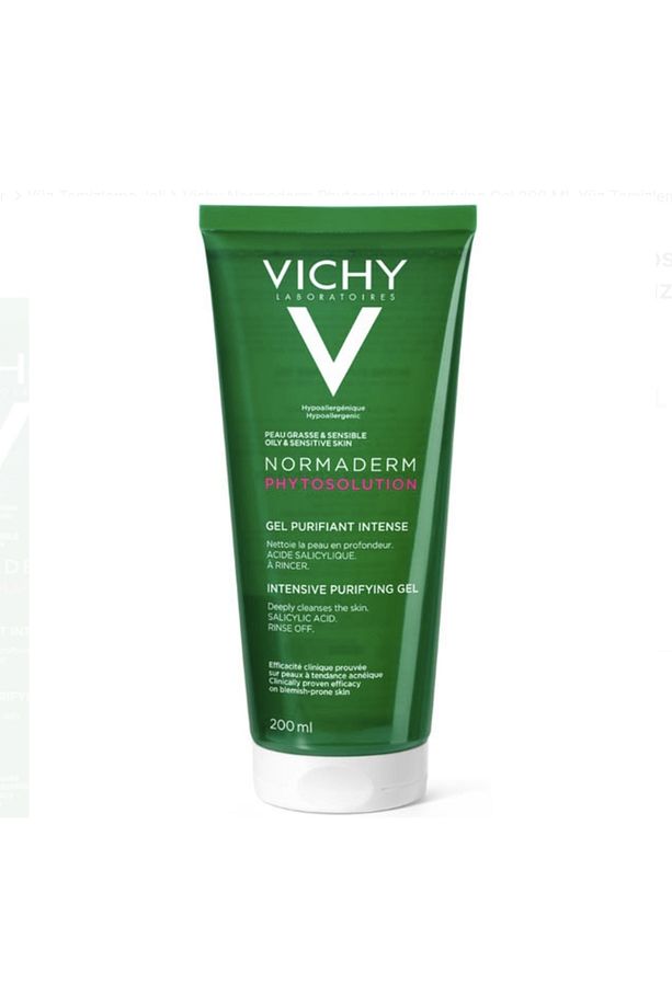 Yağlı Cltler İçin Yüz Temizleme Jeli Vichy Normaderm Phytosolution Purifying Gel 200 ML - 1