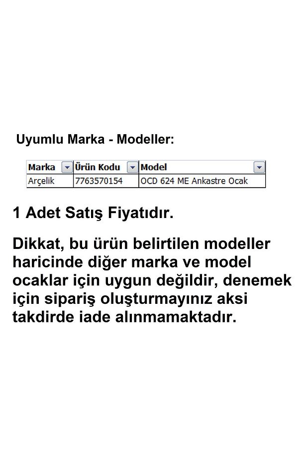Ankastre Ocak Düğme 1 Adet Gri Renk Orijinal Uzun Kamlı Yandan Kontrol Düğmesi - 3