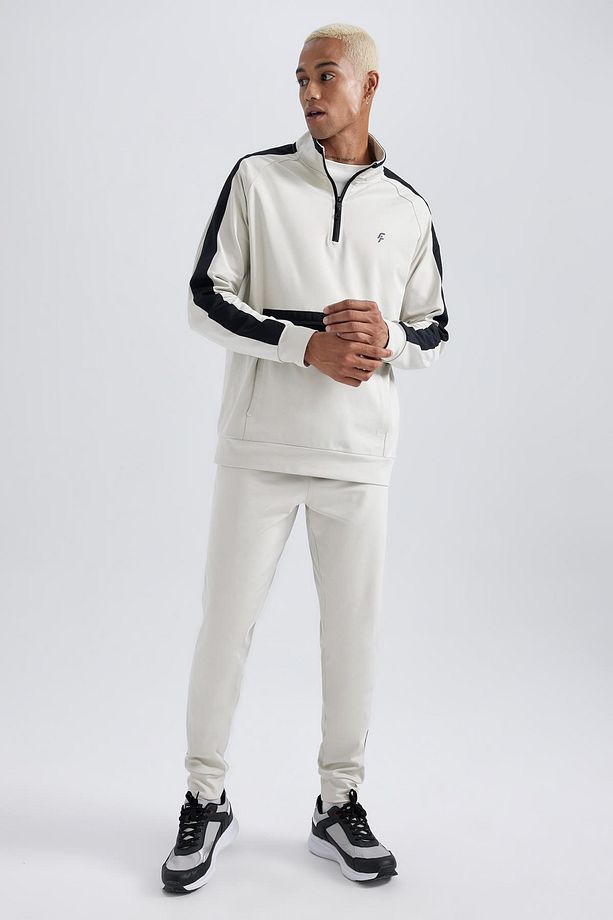 Fit Standart Fit Standart Paça Skuba Dalgıç Kumaş Sporcu Jogger Eşofman Altı X9125az23au - 1