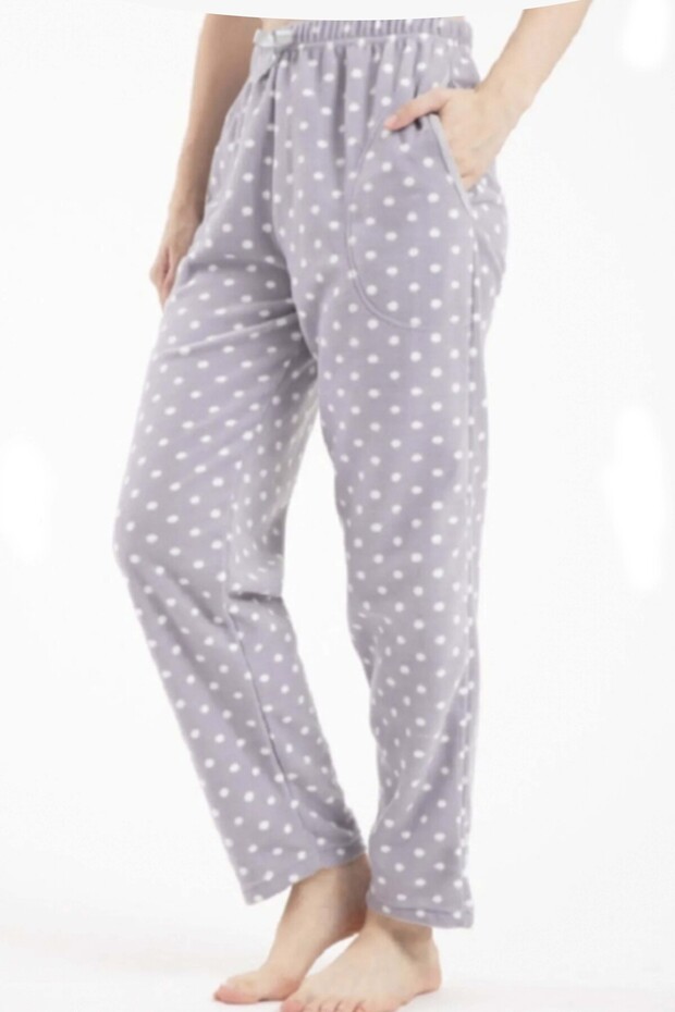 Luxury Fleece Pocketed Winter Women's Pajama Bottoms ra1