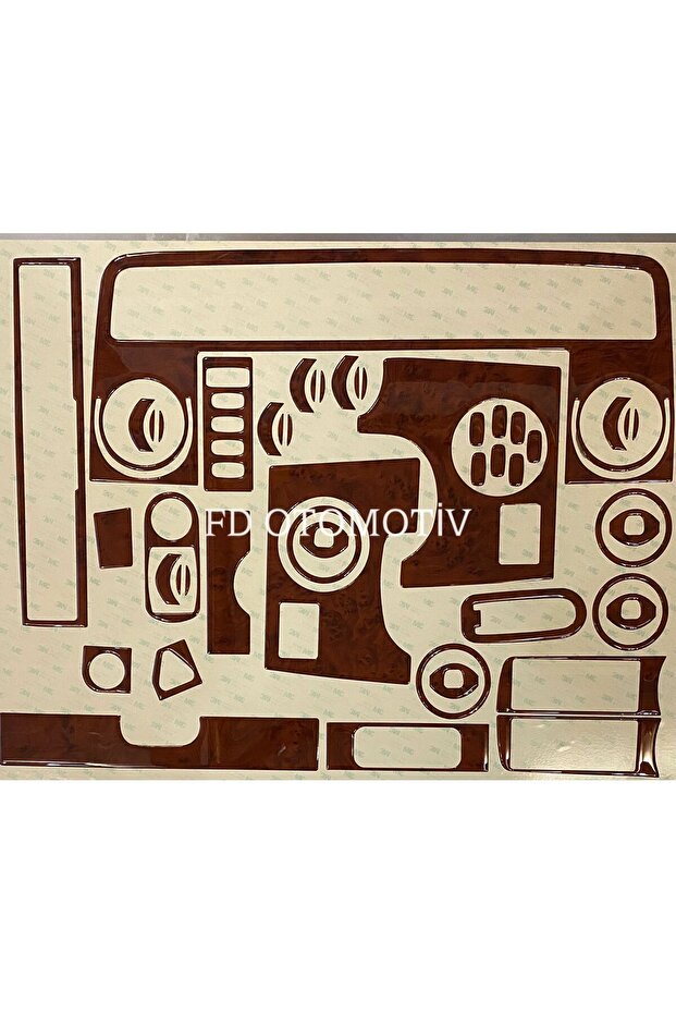 Renault Master 2 Torpedo, Console, Trim, Chest Cover Set Mahogany Color