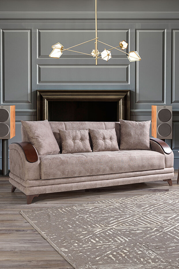 Asos Çekyatlı Üçlü Kanepe Çekyat - 1