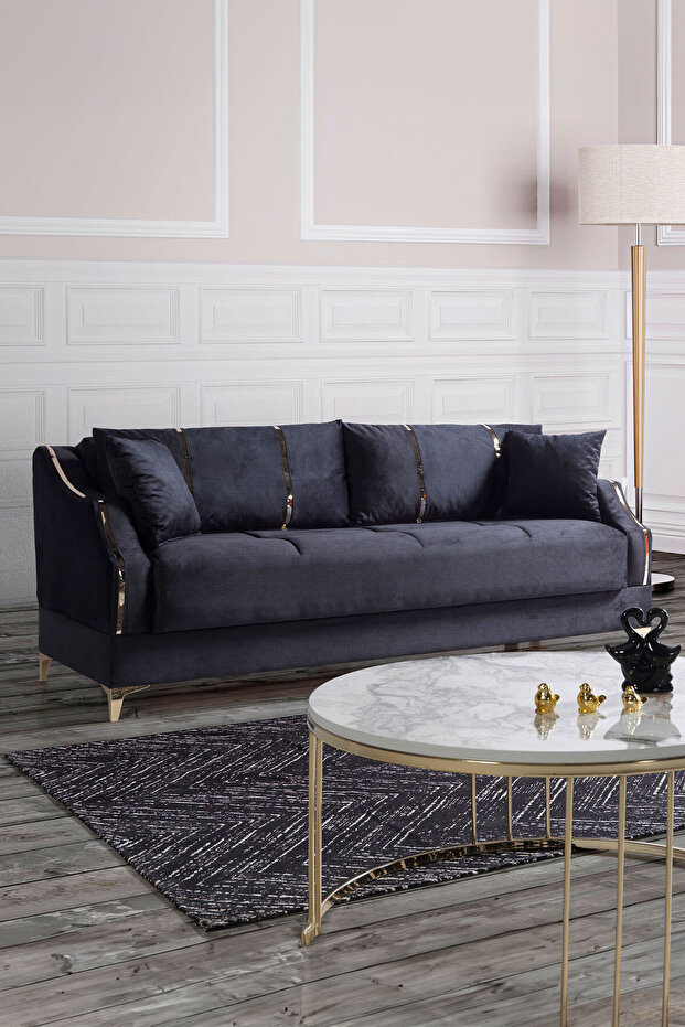 Almoda Çekyatlı Üçlü Kanepe Çekyat - 1