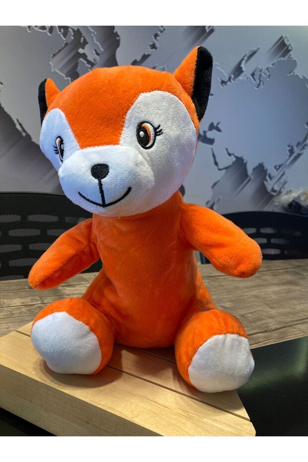 SEVİMLİ TİLKİ PELUŞ OYUNCAK - 3
