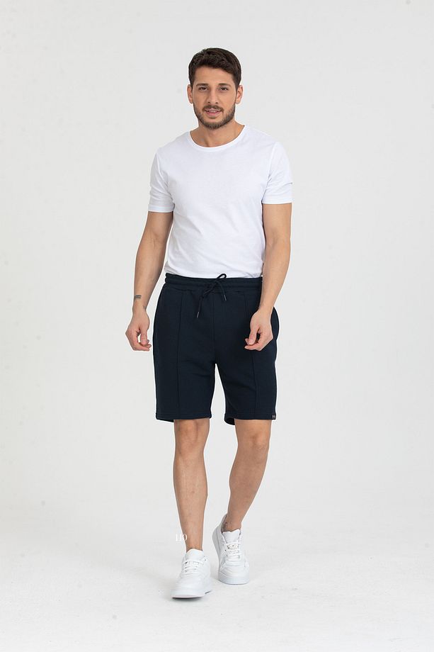Erkek Nervürlü Regular Fit Şort - 2