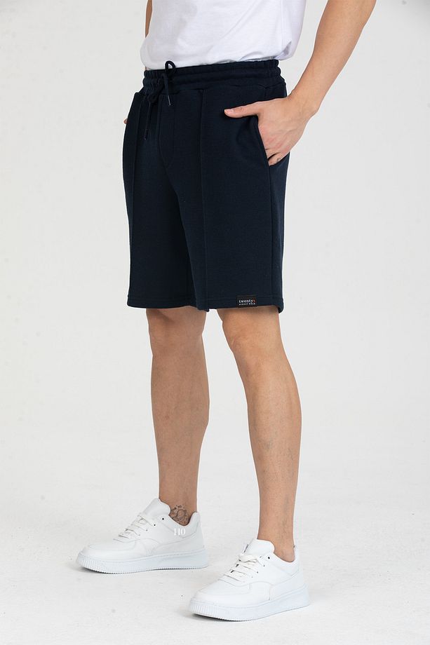 Erkek Nervürlü Regular Fit Şort - 1