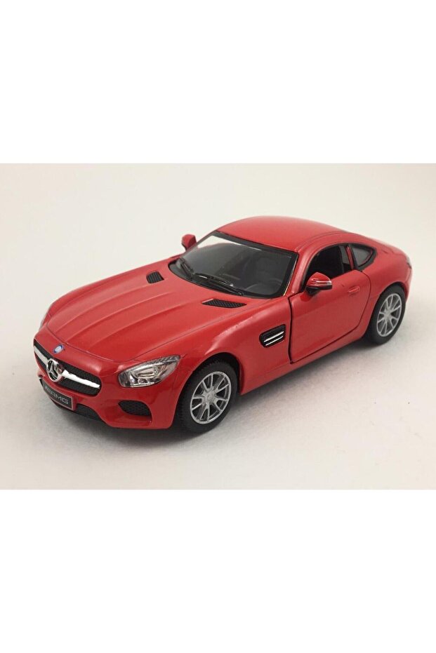 سيارة مرسيدس AMG GT 1:36 موديل سحب وإسقاط باللون الأحمر