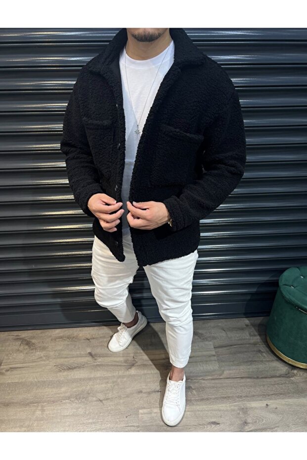 سترة قطيفة للرجال - 1