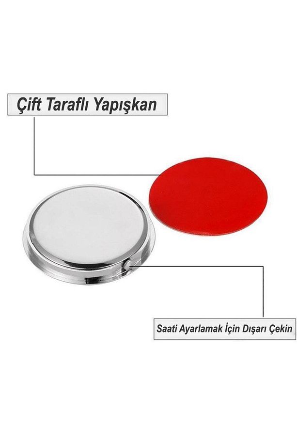 Aydınlık Araç Araba Tekne Bisiklet İçin Mini Kuvars Saat - 7