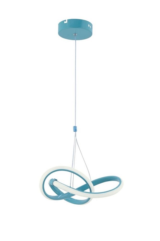 Modern Tekli Sarkıt Power Led Avize Mavi Beyaz Işık Ledli Çocuk Odası Avize - 4