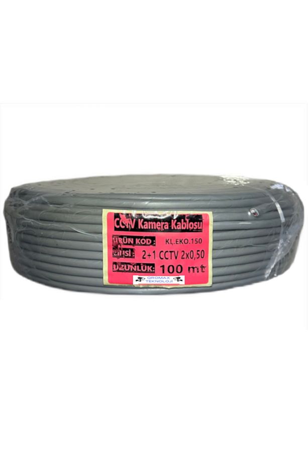 2+1 - 2x0.50 Folyolu Lüks Cctv Kamera Kablosu 100 Metre - 2