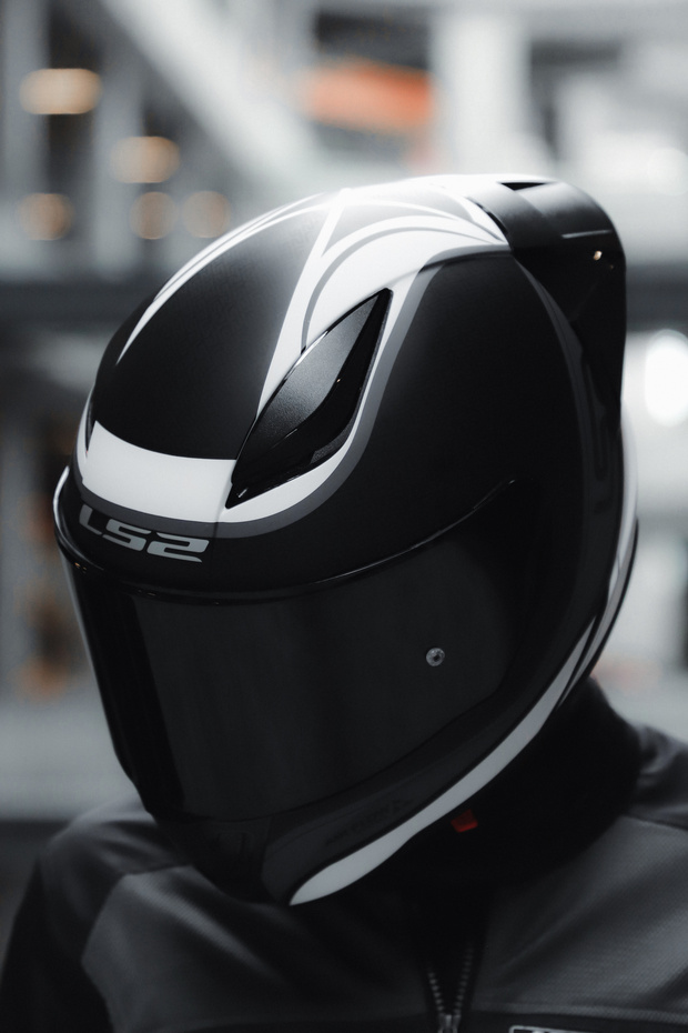 Rapıd 2 Race Deeper Mat Beyaz-siyah Kask (1 SİYAH 1 ŞEFFAF VİZÖR) - 3