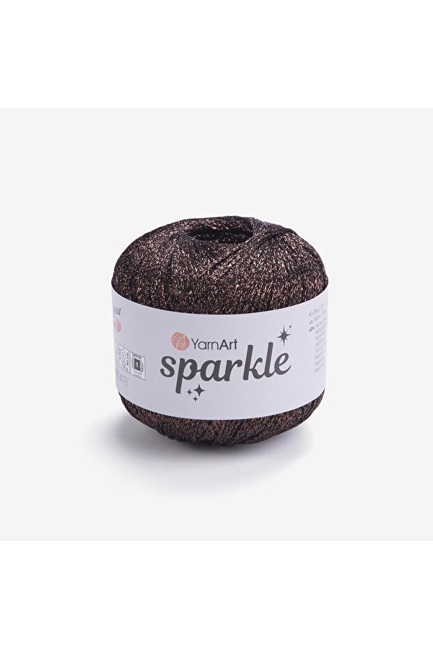 SPARKLE - KNITTED STRING BROWN-1354 - 1
