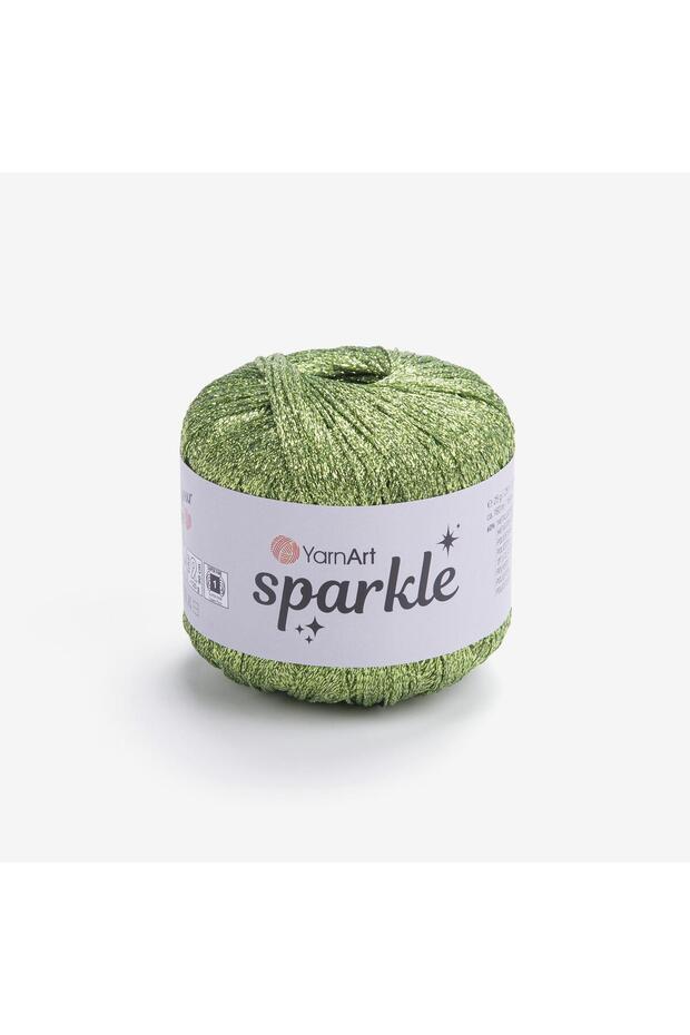 SPARKLE - KNITTING STRING GREEN-1330 - 1