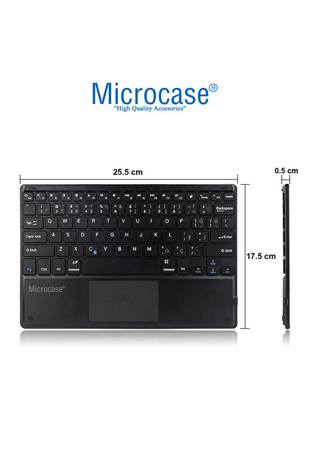 Galaxy Tab S9 11 '' Touchpad Uyumlu Bluetooth Klavye 25 Cm + Bt Mouse+stand-AL2759 - 3