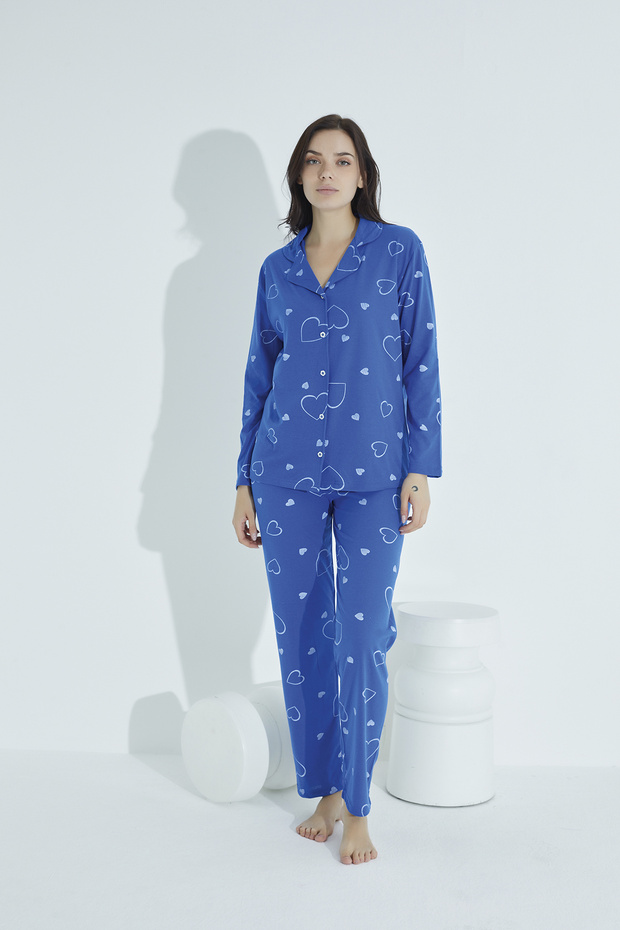 DÜĞMELİ PİJAMA TAKIM - 2