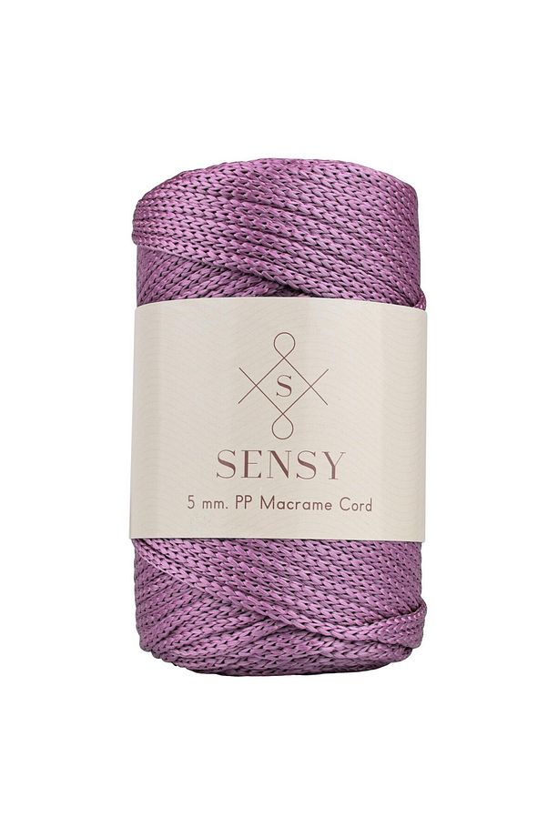 5 Mm - 400 gr Polyester Makrome Ipi Mürdüm 95 M Polyester Makrome Ip Supla Ip Ve Çanta Ipliği - 1