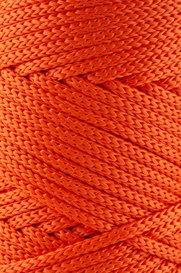 5 Mm - 400 gr Polyester Makrome Ipi Portakal 95 M Polyester Makrome Ip Supla Ip Ve Çanta Ipliği - 2