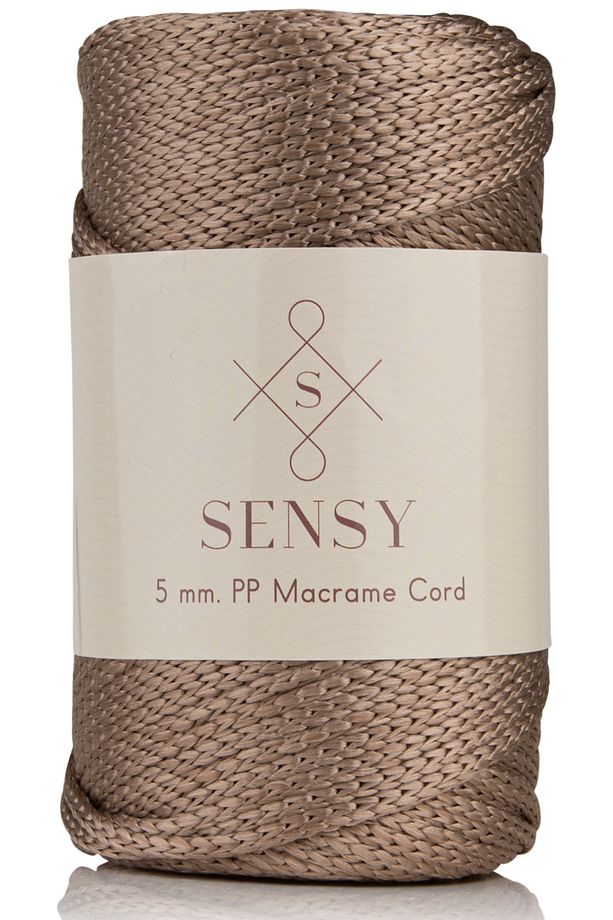 5 Mm - 400 gr Polyester Makrome Ipi Vizon 95 M Polyester Makrome Ip Supla Ip Ve Çanta Ipliği - 1