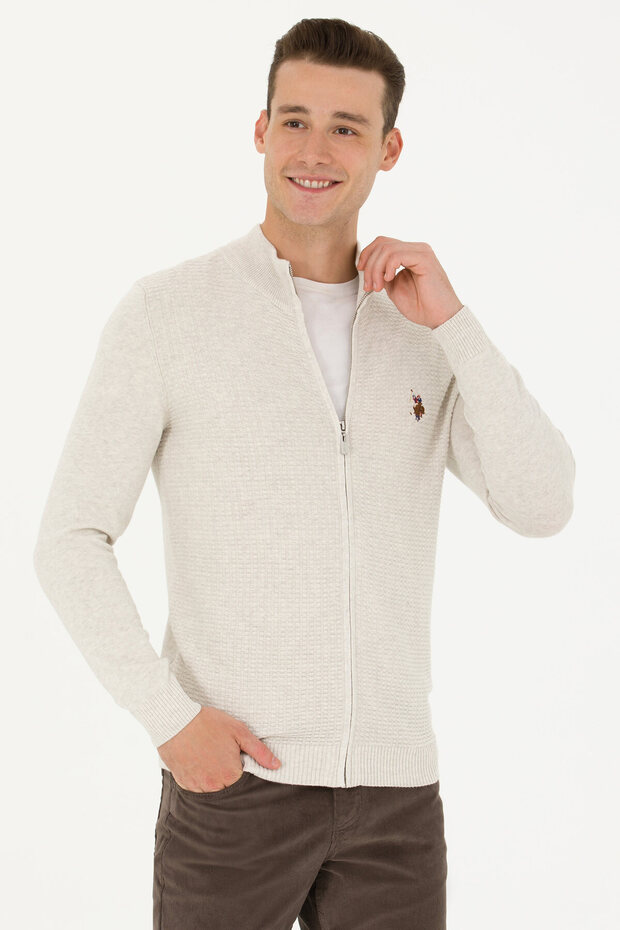 Men's TAS MELANGE Basic Knitwear Cardigan G081SZ0TH.000.1629653.VR027