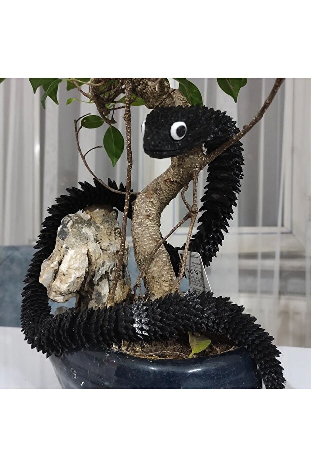 HAREKETLİ GERÇEKÇİ 3D BASKI YILAN 30CM - 4