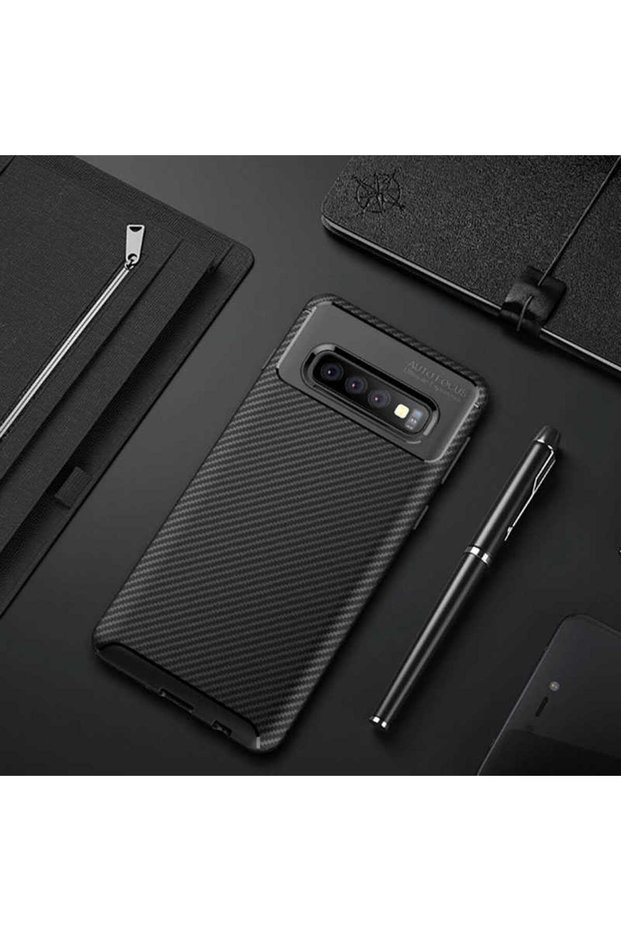 Samsung Galaxy S10 Case Carbon Fiber Look Ultra Thin Carbon Case