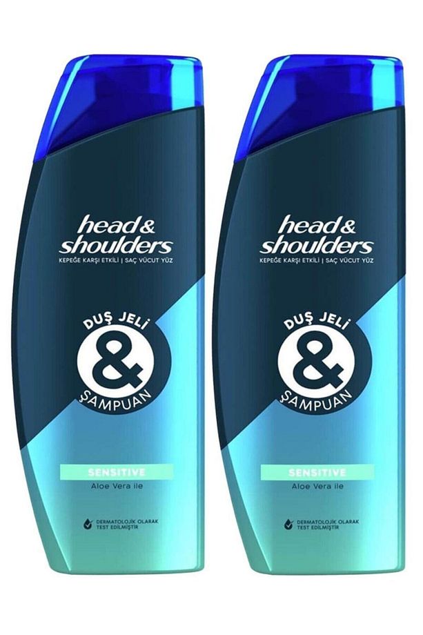Head & Shoulders Duş Jeli Ve Şampuan Sensitive 360 Ml X 2 Adet - 1