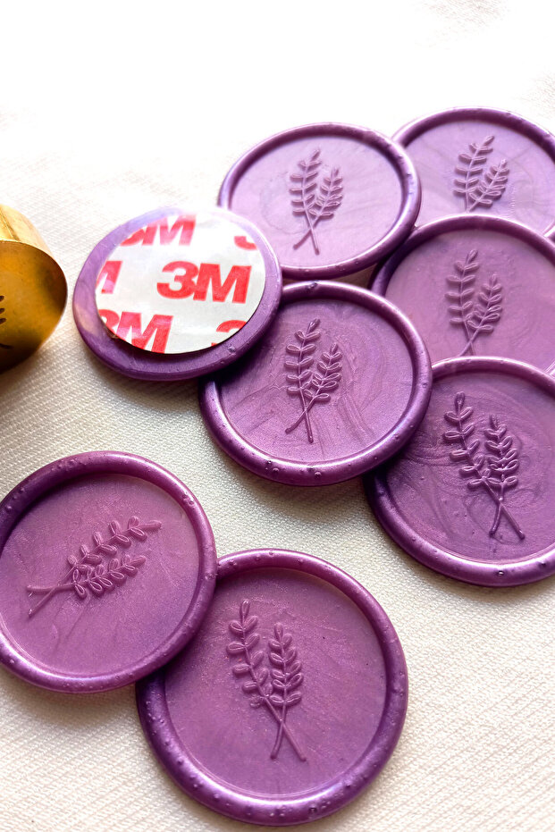 50 ready-made seals - Violet