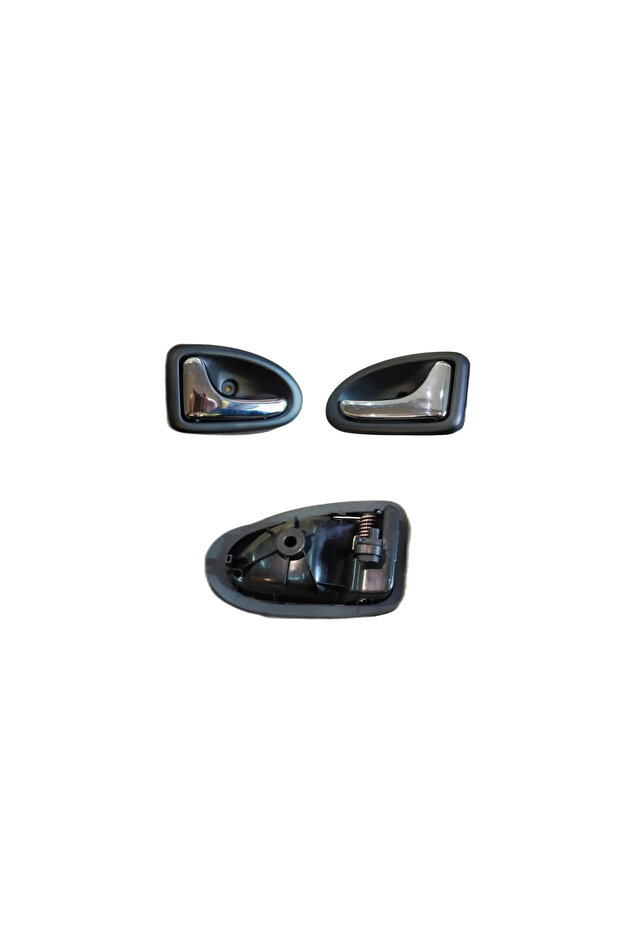 مقبض فتح داخلي للباب من الكروم لسيارة Renault Clio 2 - قطعتين 8200641126