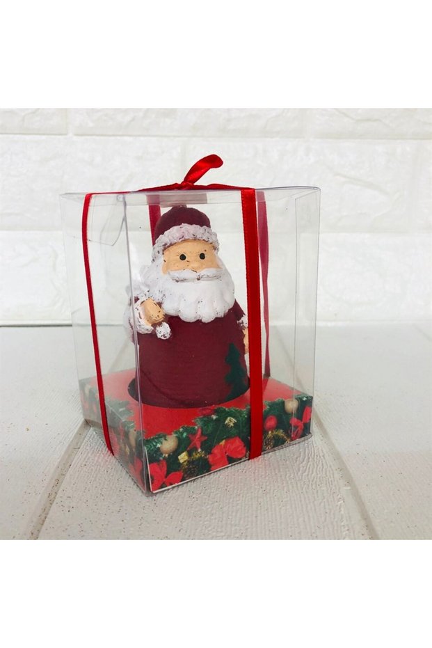 Noel Baba Şeklinde Mum