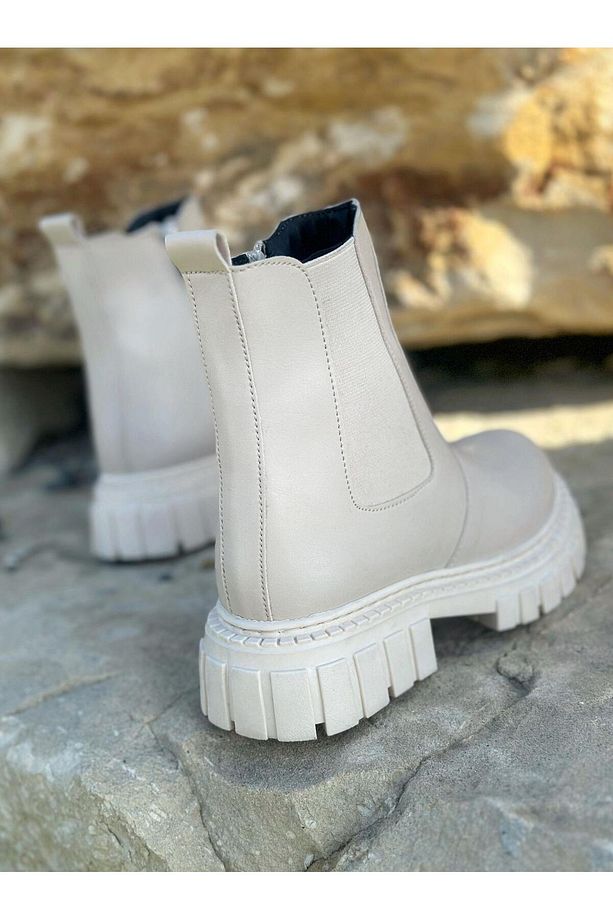 Lastik Detaylı Çocuk Bot, Çocuk Siyah Bot - 4